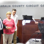 Ron bane gets sworn in